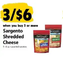 Festival Foods Sargento shredded cheese offer