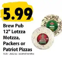 Festival Foods Brew Pub 12" Lotzza Motzza offer
