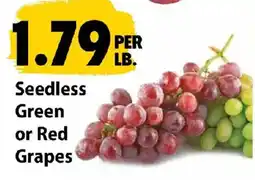 Festival Foods Seedless Green or Red Grapes offer
