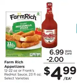 Fred Meyer Farm Rich Appetizers offer