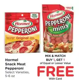 Fred Meyer Hormel Snack Meat Pepperoni offer