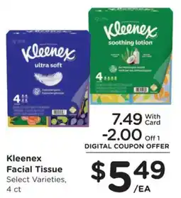 Fred Meyer Kleenex Facial Tissue offer