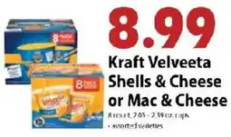 Festival Foods Kraft Velveeta Shells & Cheese or Mac & Cheese offer