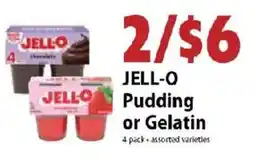 Festival Foods Jell-o Pudding or Gelatin offer