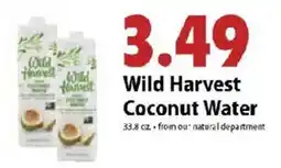 Festival Foods Wild Harvest Coconut Water offer