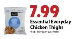 Festival Foods Essential Everyday Chicken Thighs offer
