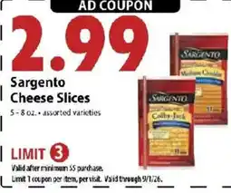 Festival Foods Sargento Cheese Slices offer