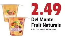 Festival Foods Del Monte Fruit Naturals offer