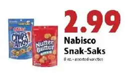 Festival Foods Nabisco Snak-Saks offer