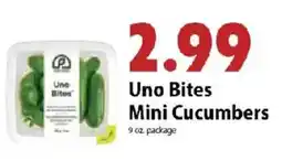 Festival Foods Uno Bites Mini Cucumbers offer