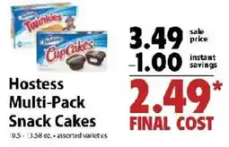 Festival Foods Hostess Multi-Pack Snack Cakes offer