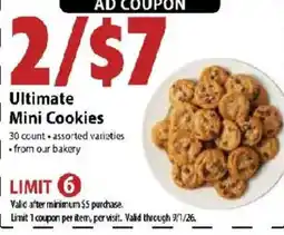 Festival Foods Ultimate Mini Cookies offer