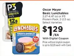 Fred Meyer Oscar Mayer Basic Lunchables offer