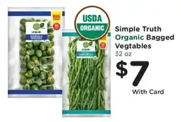 Fred Meyer Simple Truth Organic Bagged Vegetables offer