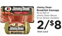 Fred Meyer Jimmy Dean Breakfast Sausage offer