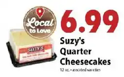 Festival Foods Suzy's Quarter Cheesecakes offer