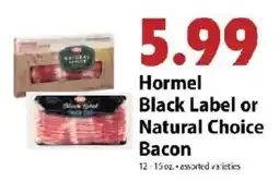 Festival Foods Hormel Black Label or Natural Choice Bacon offer