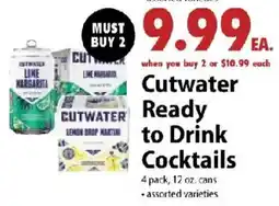 Festival Foods Cutwater Ready to Drink Cocktails offer