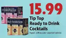 Festival Foods Tip Top Ready to Drink Cocktails offer