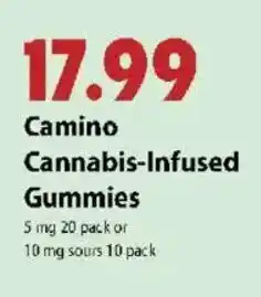 Festival Foods Camino cannabis-infused gummies offer