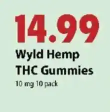Festival Foods Wyld Hemp THC Gummies offer
