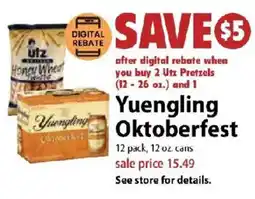 Festival Foods Utz Honey Wheat Pretzels offer