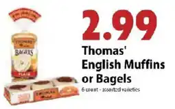 Festival Foods Thomas' English Muffins or Bagels offer