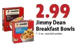 Festival Foods Jimmy Dean Breakfast Bowls offer