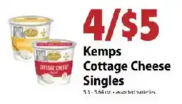 Festival Foods Kemps Cottage Cheese Singles offer