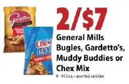 Festival Foods General Mills Bugles, Gardetto's, Muddy Buddies or Chex Mix offer