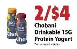 Festival Foods Chobani Drinkable 15G Protein Yogurt offer