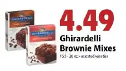 Festival Foods Ghirardelli Brownie Mixes offer