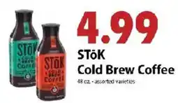 Festival Foods Stok cold brew coffee offer