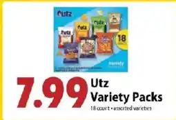 Festival Foods Utz Variety Packs offer