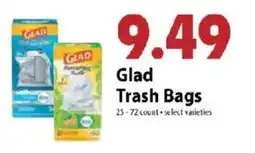 Festival Foods Glad Trash Bags offer