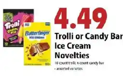 Festival Foods Trolli or Candy Bar Ice Cream Novelties offer