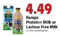 Festival Foods Kemps Protein+ Milk or Lactose Free Milk offer