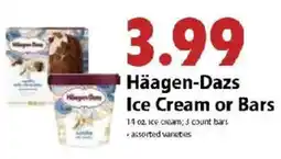 Festival Foods Häagen-Dazs Ice Cream or Bars offer