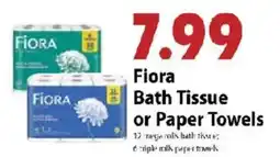 Festival Foods Fiора Bath Tissue or Paper Towels offer