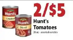 Festival Foods Hunt's Tomatoes offer