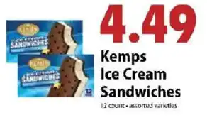 Festival Foods Kemps ice cream sandwiches offer