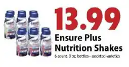 Festival Foods Ensure Plus Nutrition Shakes offer