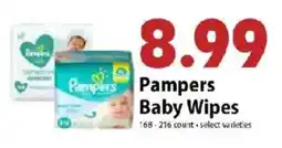 Festival Foods Pampers Baby Wipes offer