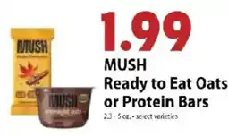 Festival Foods Mush Ready to Eat Oats or Protein Bars offer