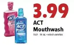 Festival Foods Act Mouthwash offer