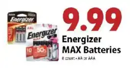 Festival Foods Energizer MAX Batteries offer