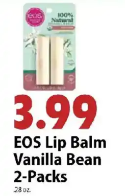 Festival Foods Eos lip balm offer