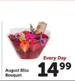 Safeway August Bliss Bouquet offer