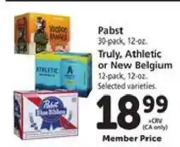 Safeway Pabst, Truly, Athletic or New Belgium offer