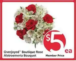 Safeway Overjoyed Boutique Rose & Alstroemeria Bouquet offer